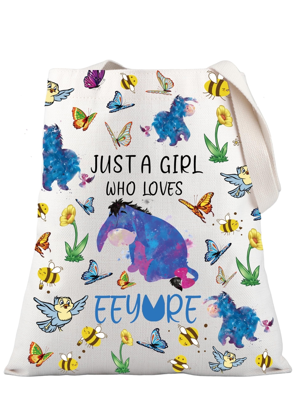 "Just A Girl Who Loves Eeyore" Tote Bag